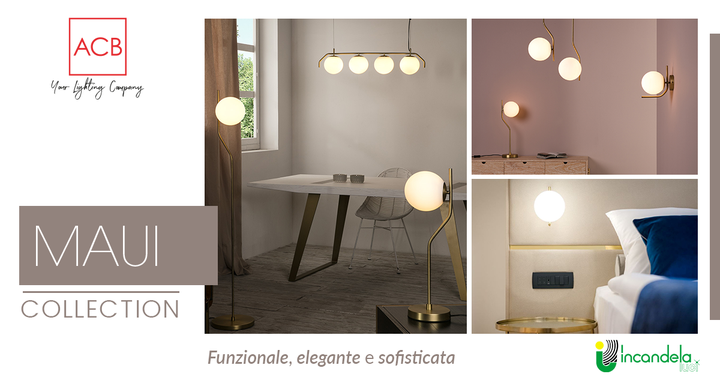 Collezione #MAUI di ACB Iluminacion, S.L.: #funzionale, #elegante e #sofisticata, che porta il suo #tocco #particolare.