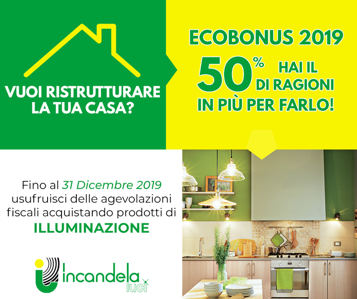 Vuoi ristrutturare la tua casa? Con #EcoBonus2019 hai il 50% di ragioni in più per farlo‼️