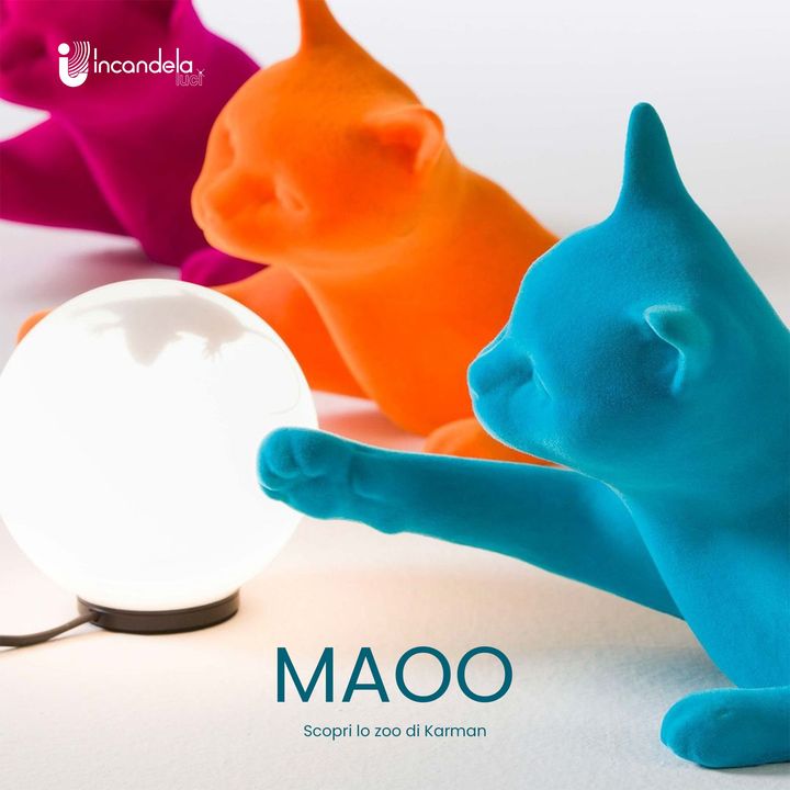 Una luce a prova di gatto🐈 #MAOO Color Velvet 🐭

Le